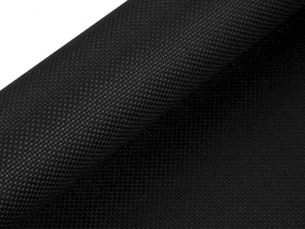 KANAVA - čierna vyšívacia tkanina